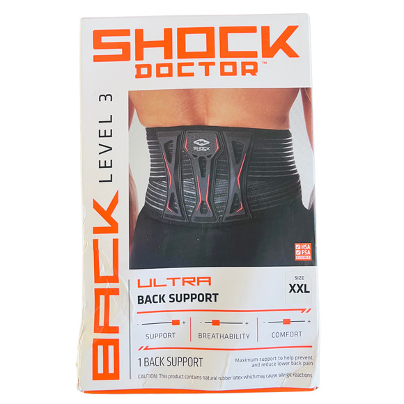 Shock Doctor Ultra Back Support - XXL - Black - Picture 1 of 4